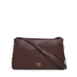 Borsa One, Two, Three Bag in pelle 105161 A0QOLA7Q PINKO 