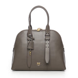 Borsa bowling a mano Escape Bag maxi in pelle<BR/> 105172 A0QOK33V PINKO 