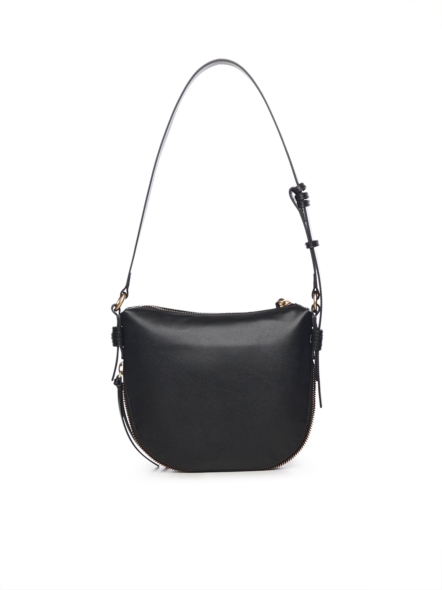 Borsa hobo a spalla piccola in pelle 105332 A0QOZ99Q PINKO 