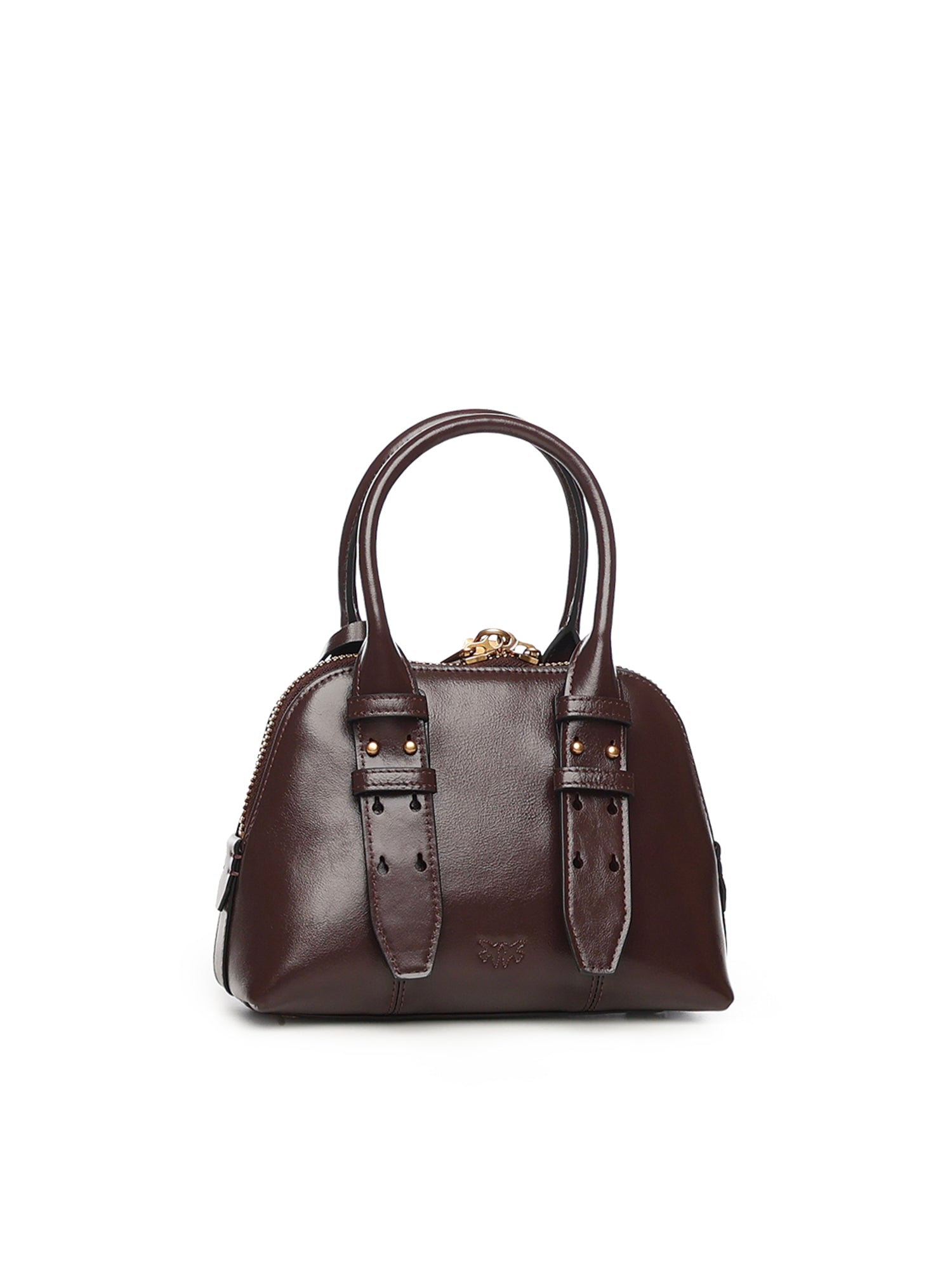 Borsa a mano piccola Escape Bag in pelle 105333 A2VWLA7Q PINKO 