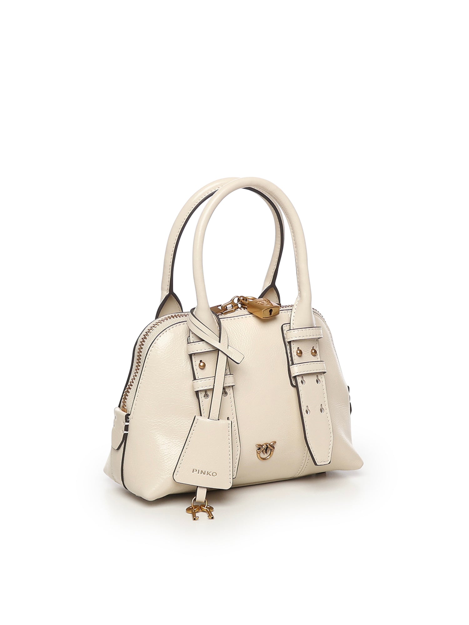 Borsa a mano piccola Escape Bag in pelle 105333 A2VWZ14Q PINKO 