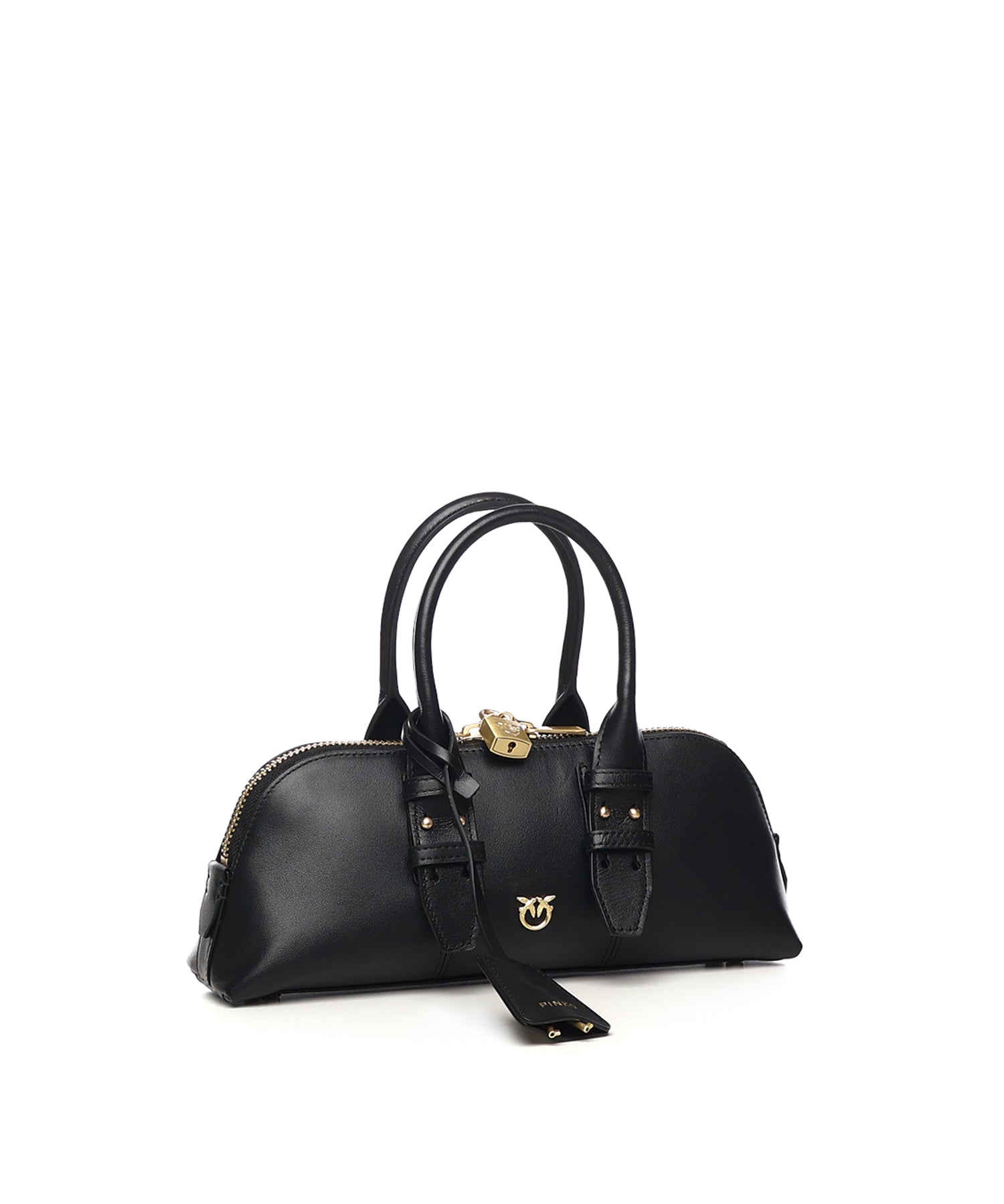 Borsa bowling Escape Bag Horizontal in pelle 105334 A0QOZ99V PINKO 