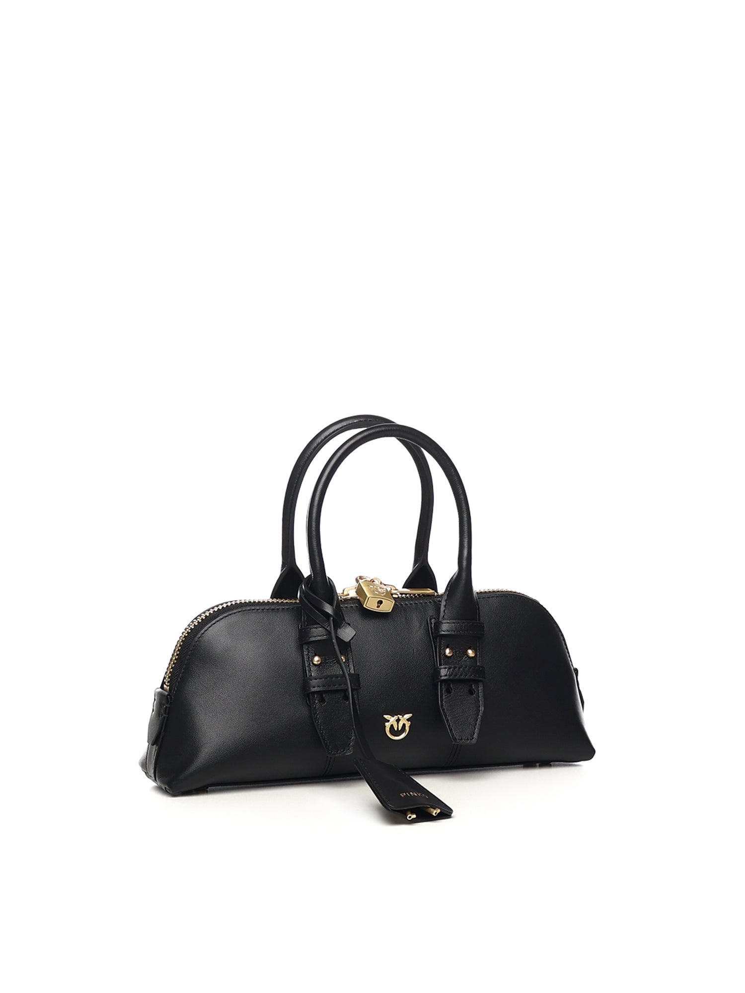 Borsa bowling Escape Bag Horizontal in pelle 105334 A0QOZ99V PINKO 