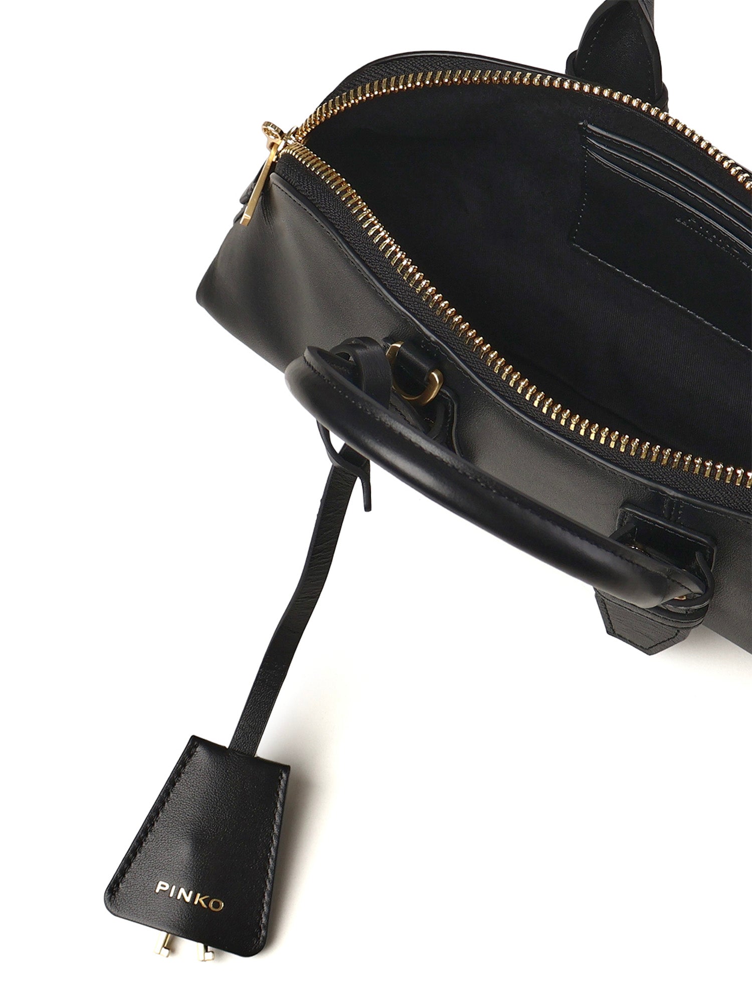 Borsa bowling Escape Bag Horizontal in pelle 105334 A0QOZ99V PINKO 
