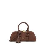 Borsa bowling Escape Bag Horizontal in suede 105334 A2JHL74V PINKO 
