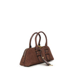 Borsa bowling Escape Bag Horizontal in suede 105334 A2JHL74V PINKO 