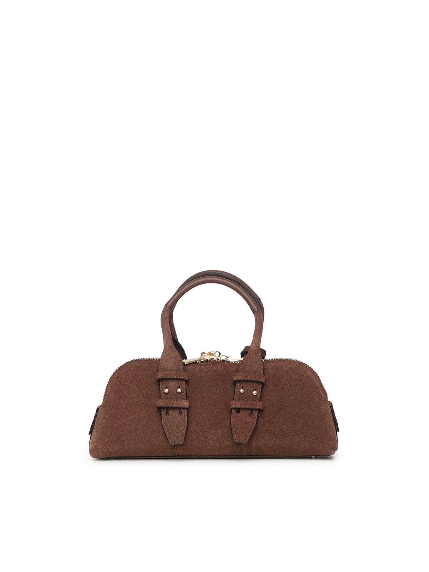 Borsa bowling Escape Bag Horizontal in suede 105334 A2JHL74V PINKO 