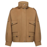 Caban in panno double con collo alto 105341 A2XMCAM PINKO 