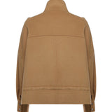 Caban in panno double con collo alto 105341 A2XMCAM PINKO 