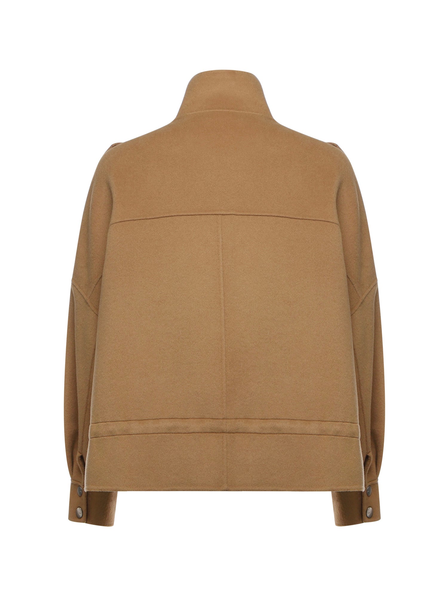 Caban in panno double con collo alto 105341 A2XMCAM PINKO 
