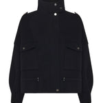 Caban in panno double con collo alto<BR/> 105341 A2XMZ99 PINKO 