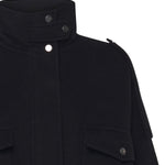 Caban in panno double con collo alto<BR/> 105341 A2XMZ99 PINKO 