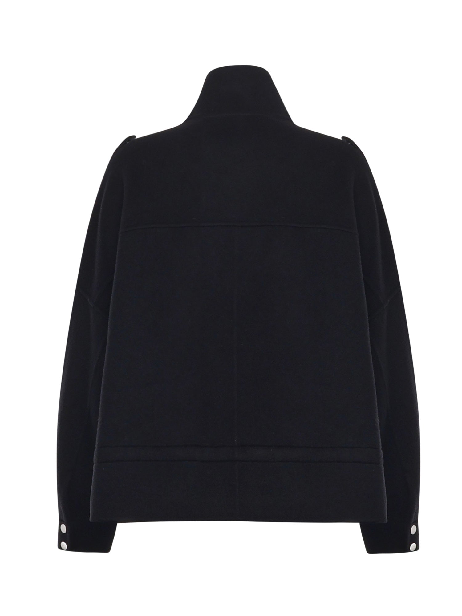 Caban in panno double con collo alto<BR/> 105341 A2XMZ99 PINKO 