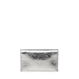 Bustina in pelle metallizzata con logo 105347 A2OTKZ7Q PINKO 
