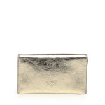 Bustina in pelle metallizzata con logo 105347 A2OTZZLQ PINKO 