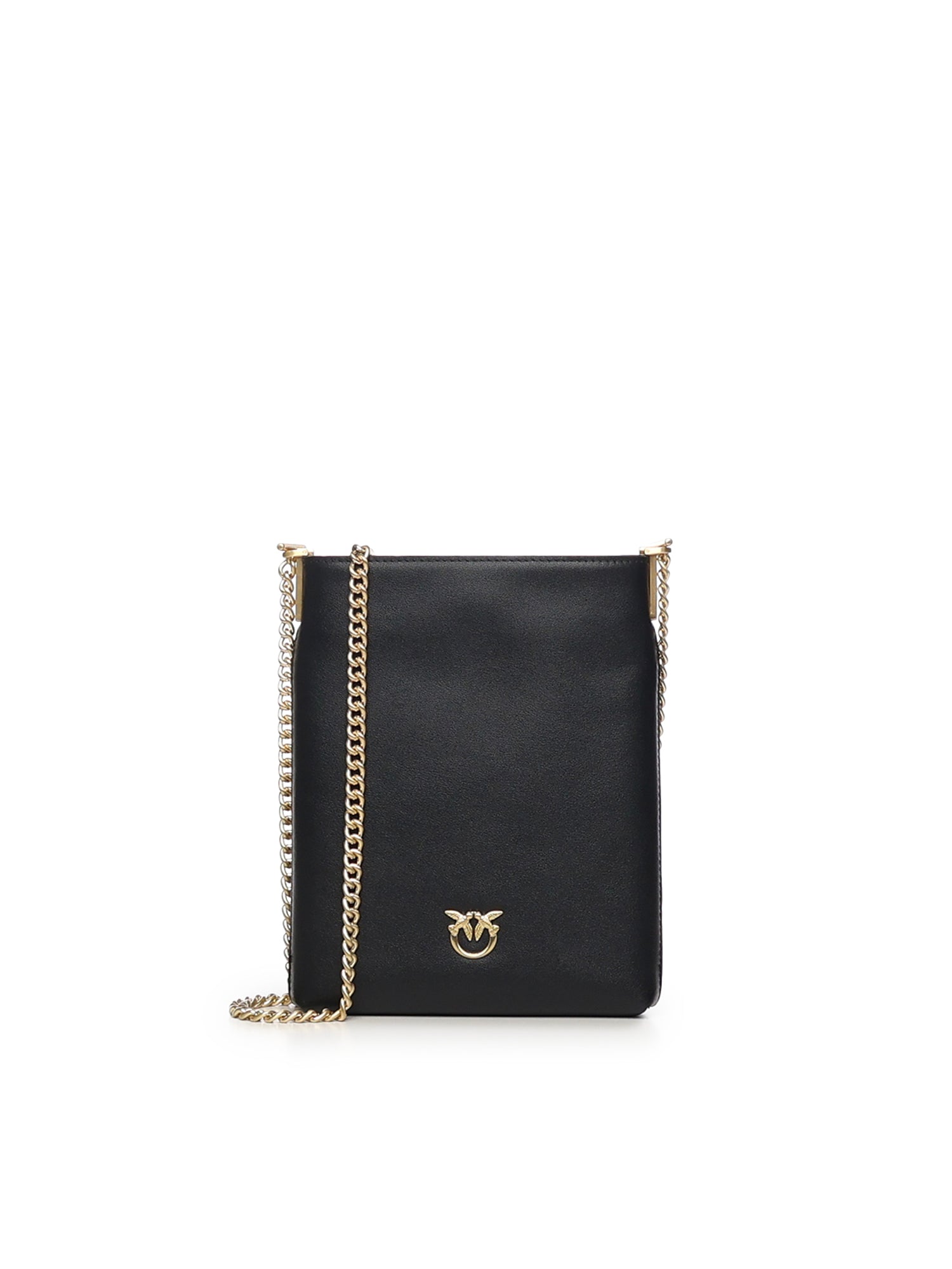 Borsa a tracolla con logo 105352 A0QOZ99V PINKO 
