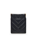 Bustina in pelle motivo chevron 105352 A2W2Z99Q PINKO 