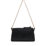 Borsa a spalla piccola Mini Double Bag full strass 105359 A2WFZ99Q PINKO 