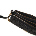 Borsa a spalla piccola Mini Double Bag full strass 105359 A2WFZ99Q PINKO 