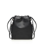 Borsa a spalla Mini Slouchy Bag in pelle con logo 105362 A0QOZ99Q PINKO 