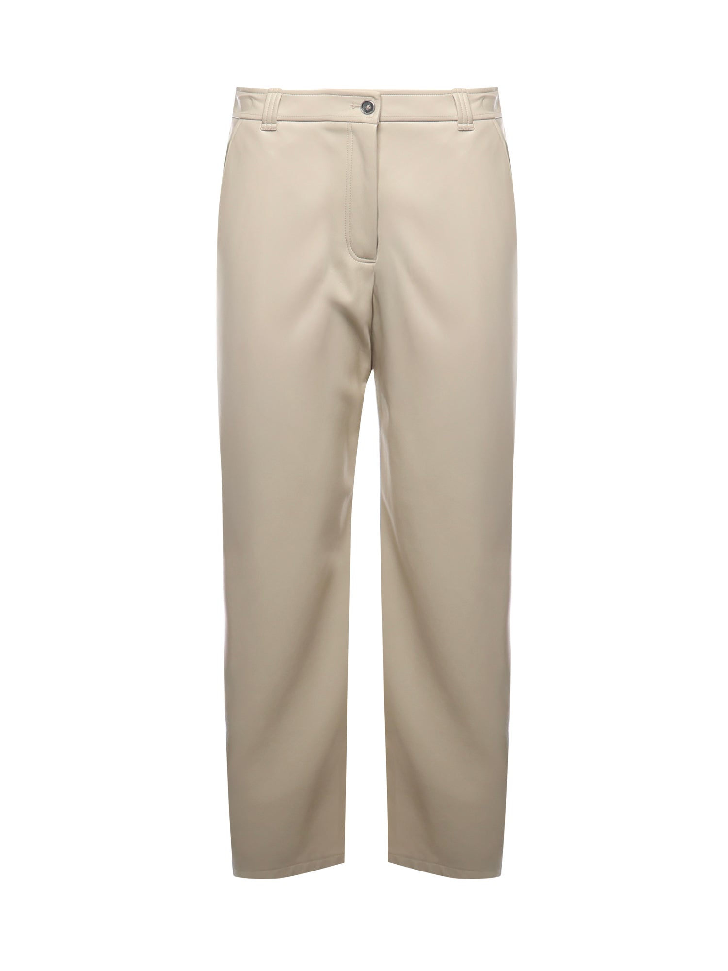 Pantaloni balloon effetto pelle soft touch 105371 A2P4C03 PINKO 