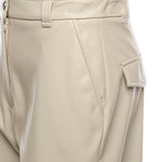 Pantaloni balloon effetto pelle soft touch 105371 A2P4C03 PINKO 