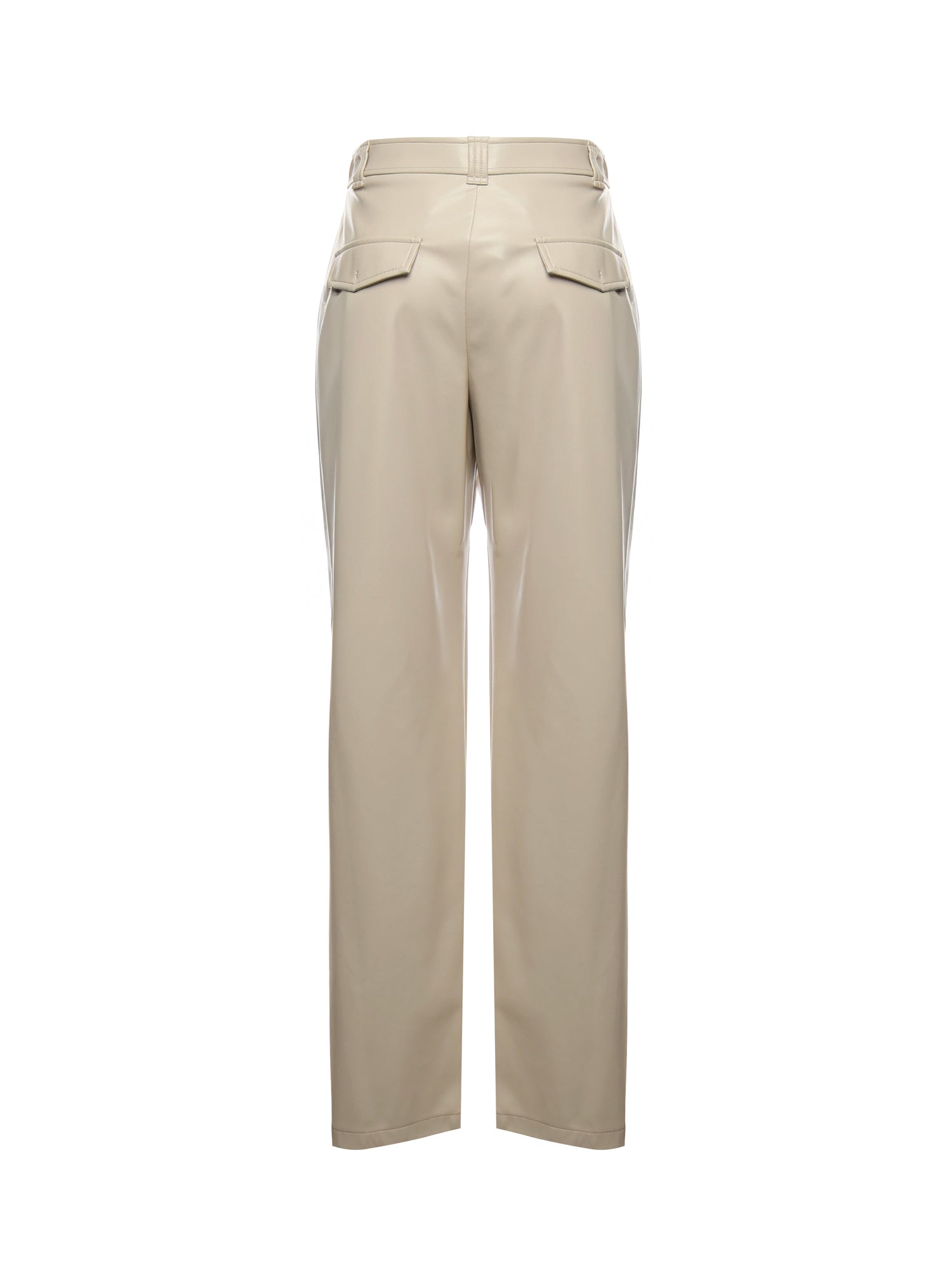 Pantaloni balloon effetto pelle soft touch 105371 A2P4C03 PINKO 