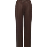 Pantaloni balloon effetto pelle soft touch 105371 A2P4M22 PINKO 