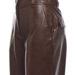 Pantaloni balloon effetto pelle soft touch 105371 A2P4M22 PINKO 