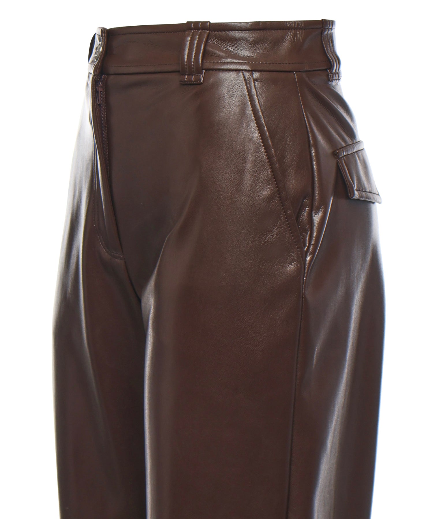 Pantaloni balloon effetto pelle soft touch 105371 A2P4M22 PINKO 