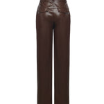 Pantaloni balloon effetto pelle soft touch 105371 A2P4M22 PINKO 