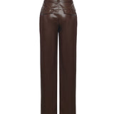 Pantaloni balloon effetto pelle soft touch 105371 A2P4M22 PINKO 