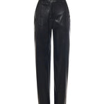 Pantaloni balloon effetto pelle soft touch 105371 A2P4Z99 PINKO 