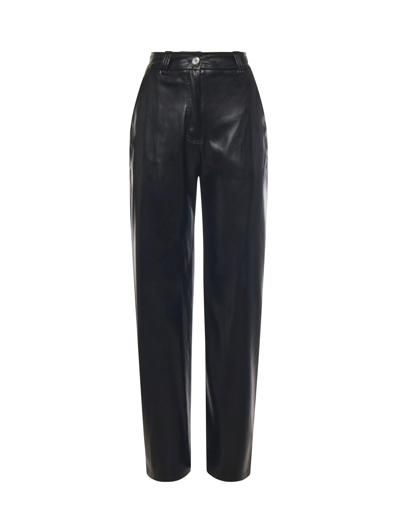 Pantaloni balloon effetto pelle soft touch 105371 A2P4Z99 PINKO 