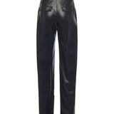 Pantaloni balloon effetto pelle soft touch 105371 A2P4Z99 PINKO 