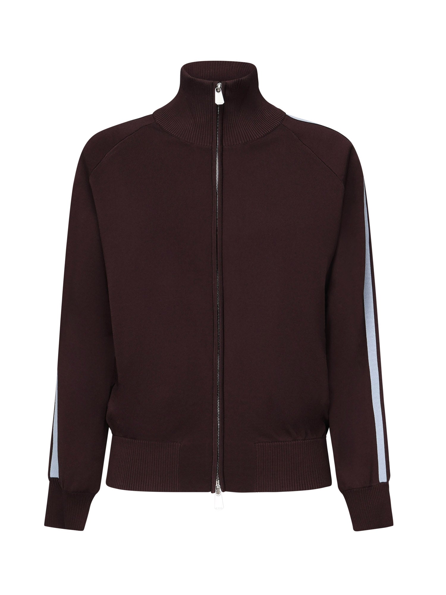 Felpa con zip e logo<BR/> 105391 A2FQR57 PINKO 