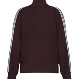 Felpa con zip e logo<BR/> 105391 A2FQR57 PINKO 