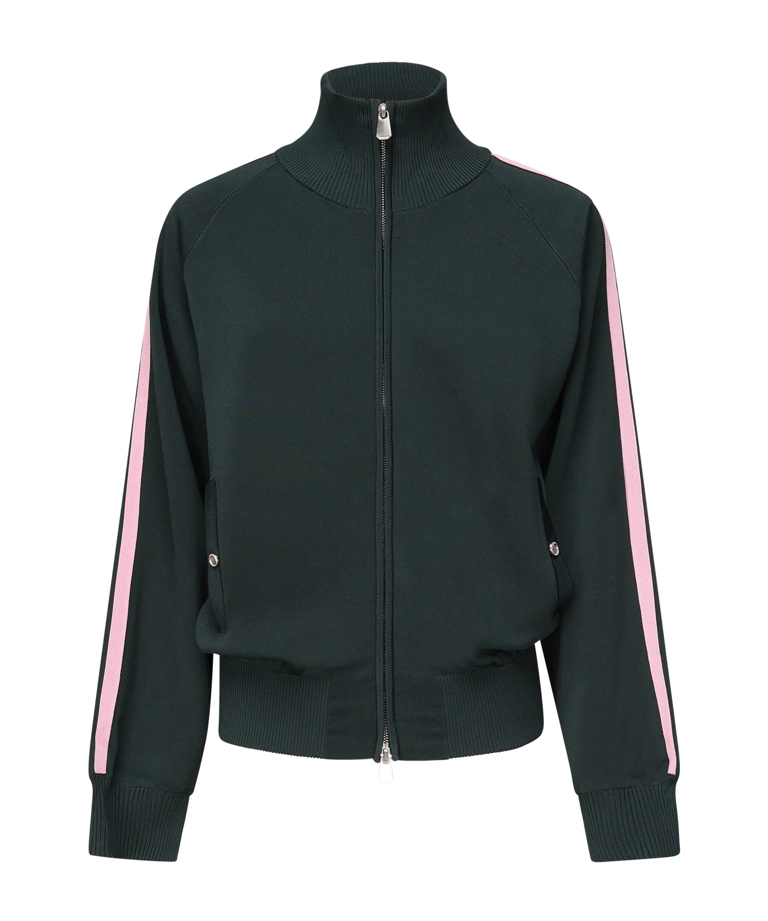 Felpa con zip e logo 105391 A2FQX77 PINKO 