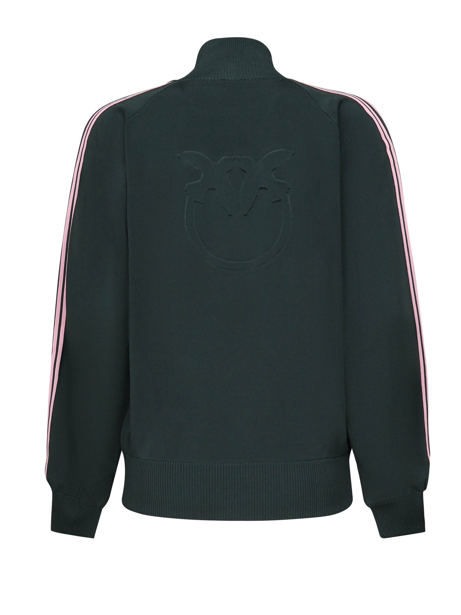 Felpa con zip e logo 105391 A2FQX77 PINKO 