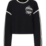 Maglione Alicudi con logo 105397 A2PKEZ1 PINKO 