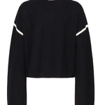 Maglione Alicudi con logo 105397 A2PKEZ1 PINKO 