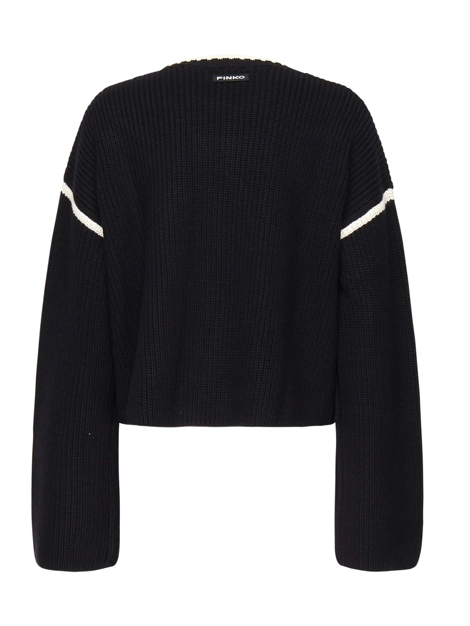 Maglione Alicudi con logo 105397 A2PKEZ1 PINKO 