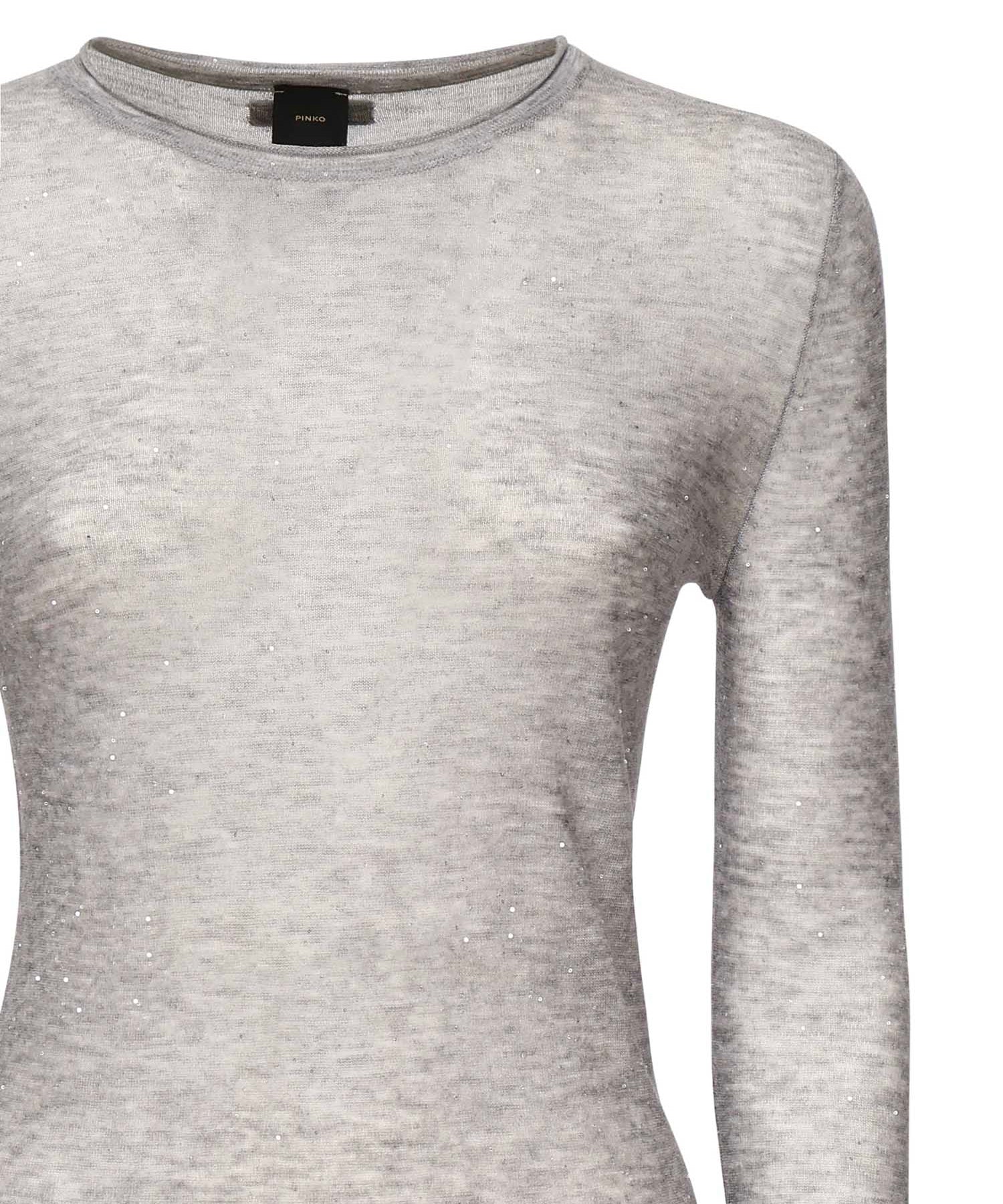 Maglia Pico con micro paillettes<BR/> 105398 A2PMI42 PINKO 