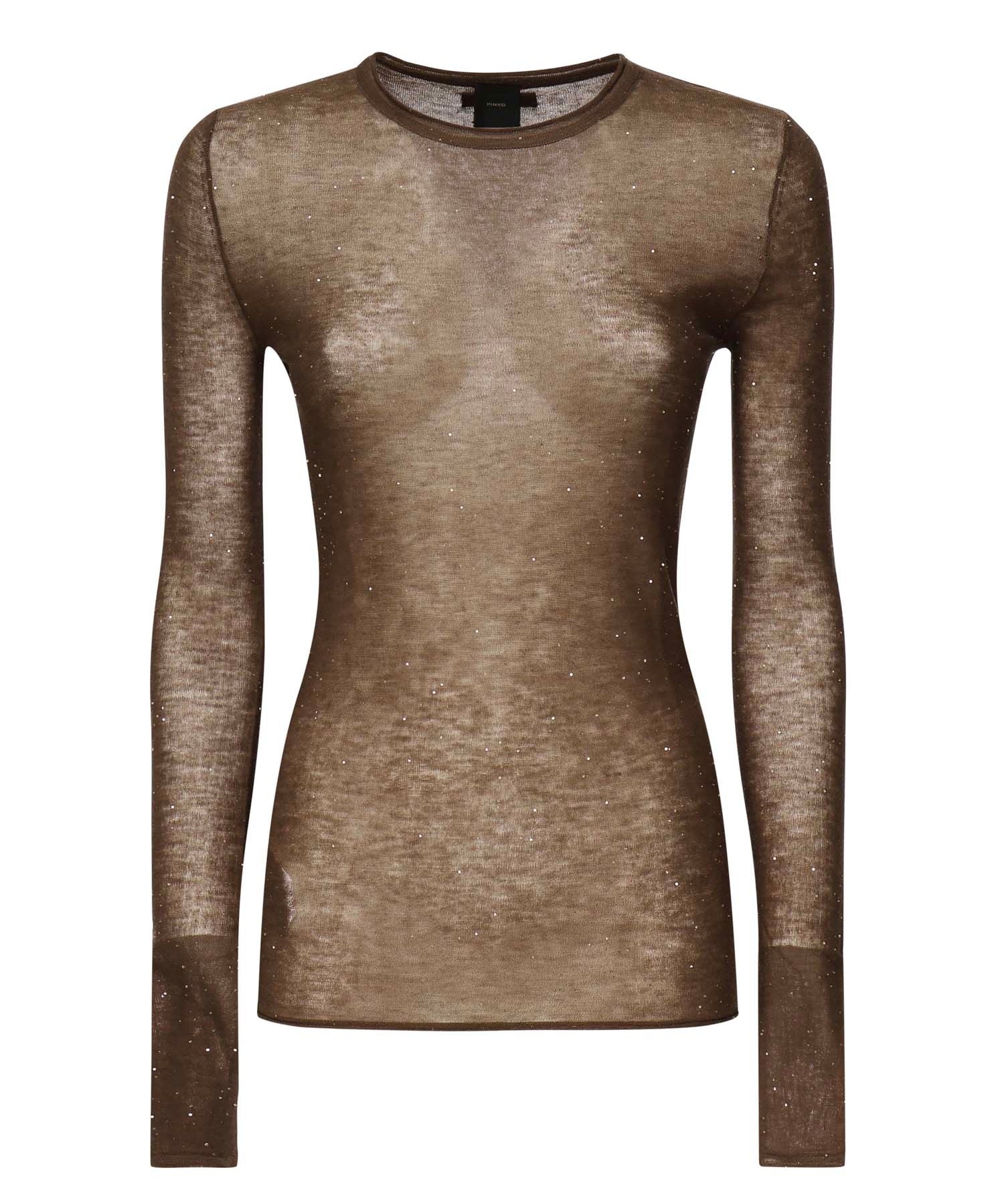 Maglia Pico con micro paillettes 105398 A2PML73 PINKO 