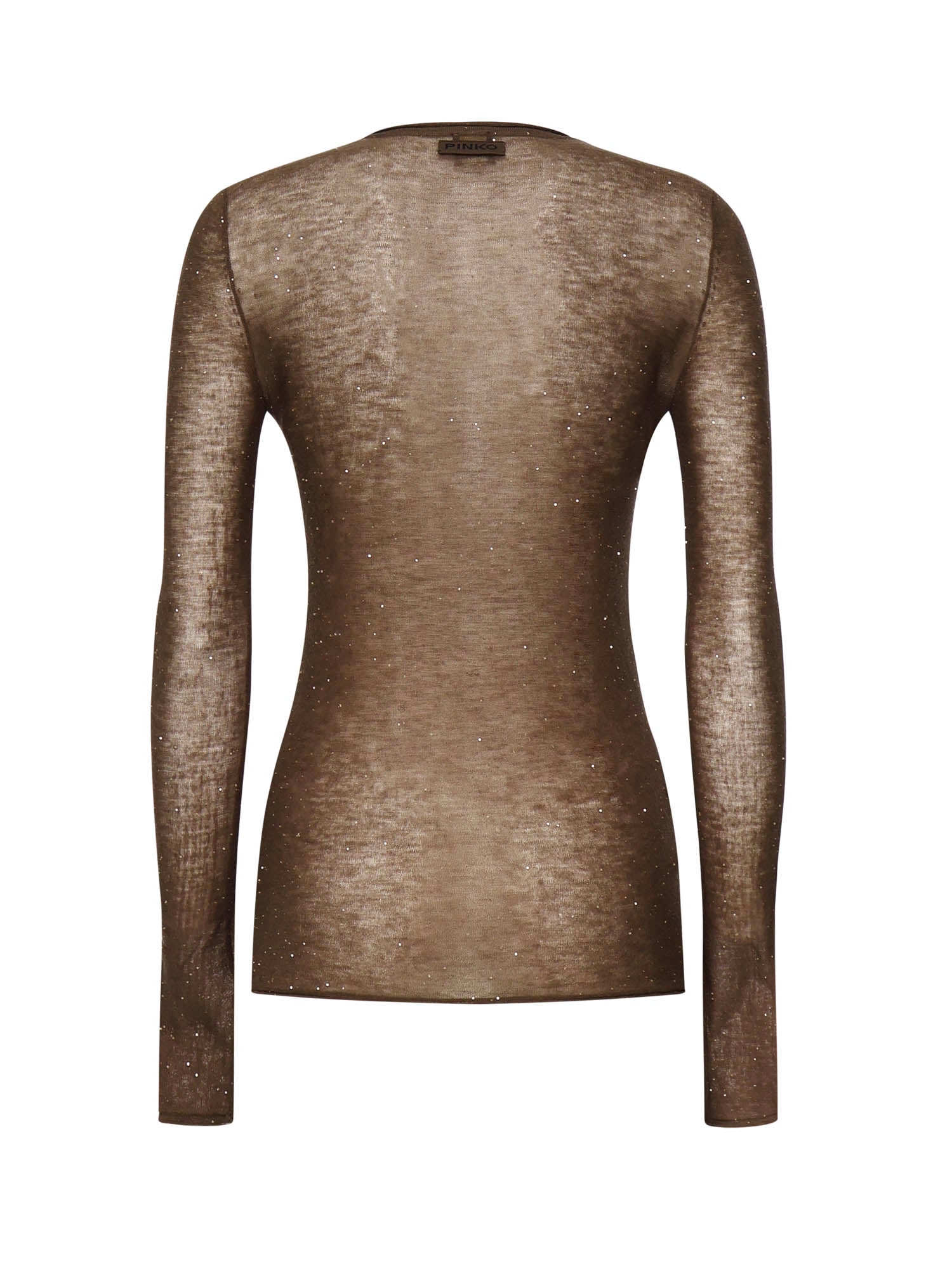 Maglia Pico con micro paillettes 105398 A2PML73 PINKO 