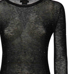 Maglia Pico con micro paillettes 105398 A2PMZ99 PINKO 