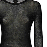 Maglia Pico con micro paillettes 105398 A2PMZ99 PINKO 