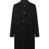 Cappotto lungo in panno double 105404 A1ZQZ99 PINKO 