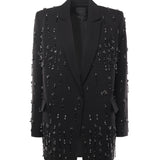 Blazer con cristalli e perle 105411 A2PNZ99 PINKO 