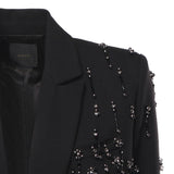 Blazer con cristalli e perle 105411 A2PNZ99 PINKO 
